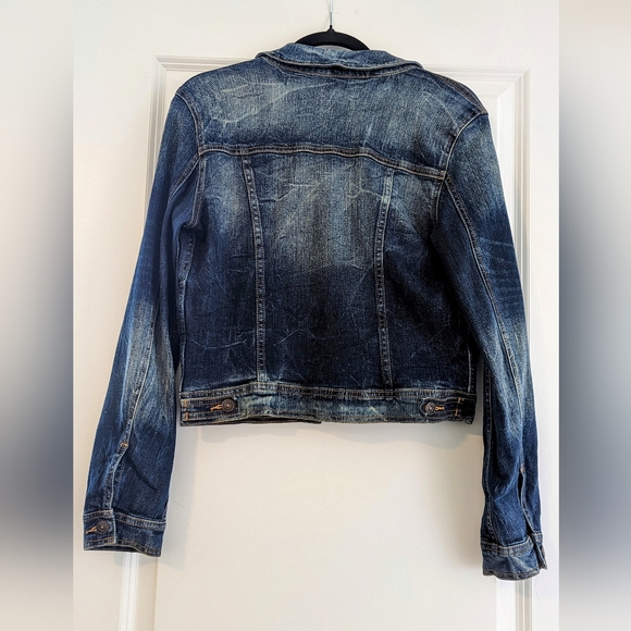 JUSTUSA Dark Wash Jean Jacket - Picture 3 of 4